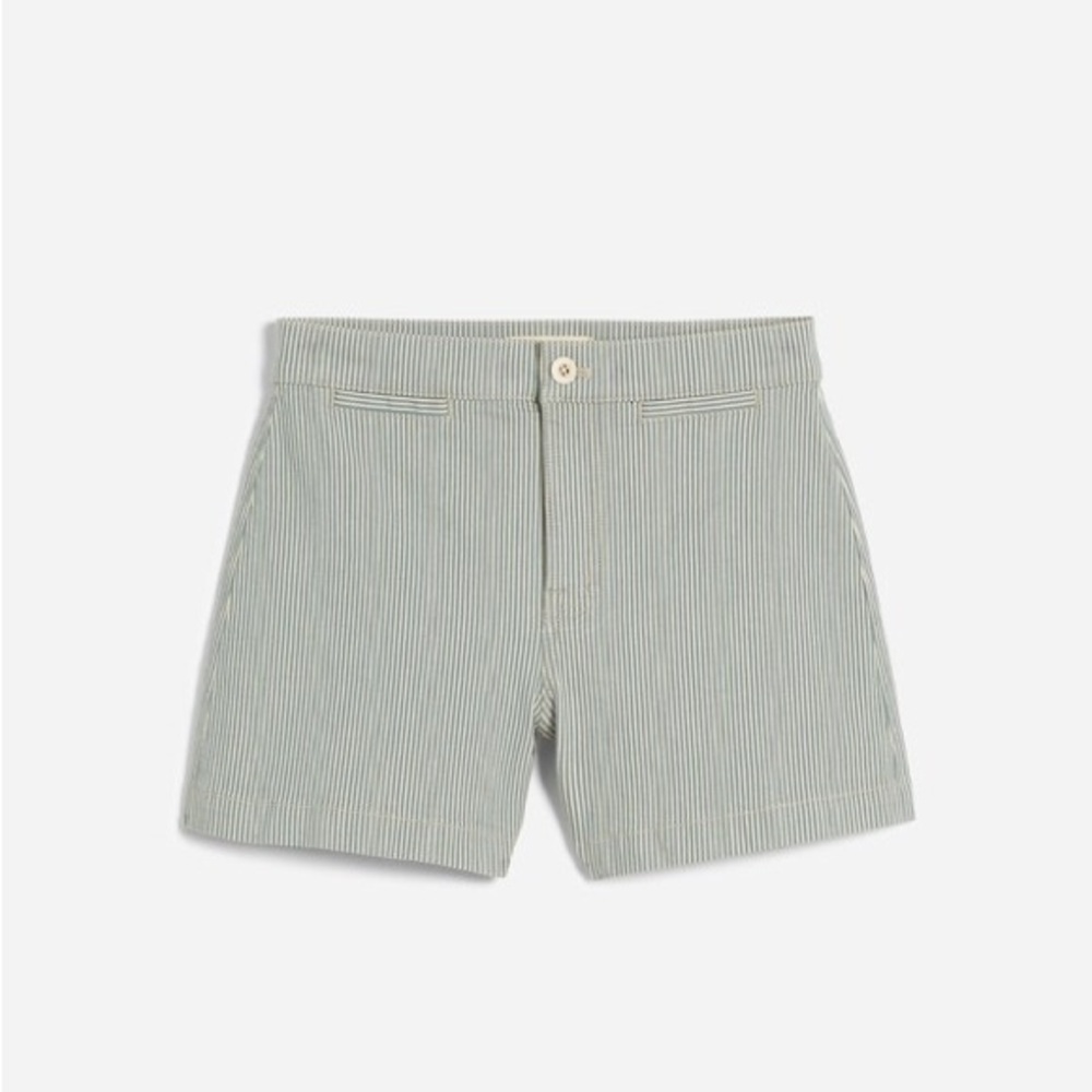 Madewell Emmett Short in Yarn-Dyed Stripe: Welt Pocket Edition NWT